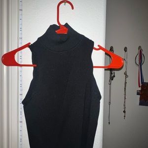 ZARA ribbed mock neck tank